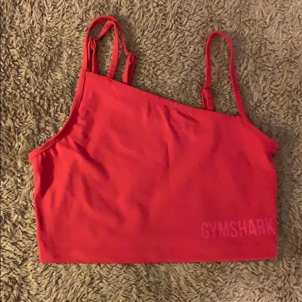 Gymshark Pink Angled Sports Bra - Picture 1 of 4